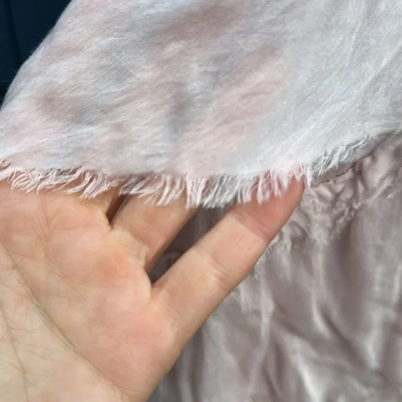 Liabella pale pink tank top ruffle large cute - Picture 7 of 7